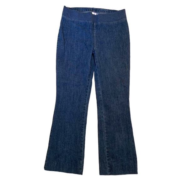 Maternity Bootcut Jeans Medium Wash Demi Panel - Picture 1 of 8